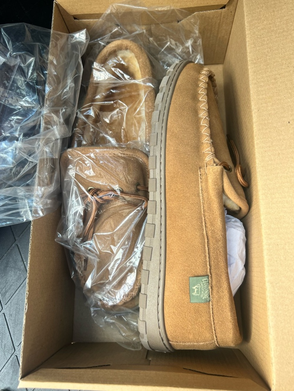 Brown Alpaca Mens Slipper/ Loafers